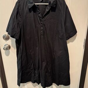 Old Navy Black Midi Dress